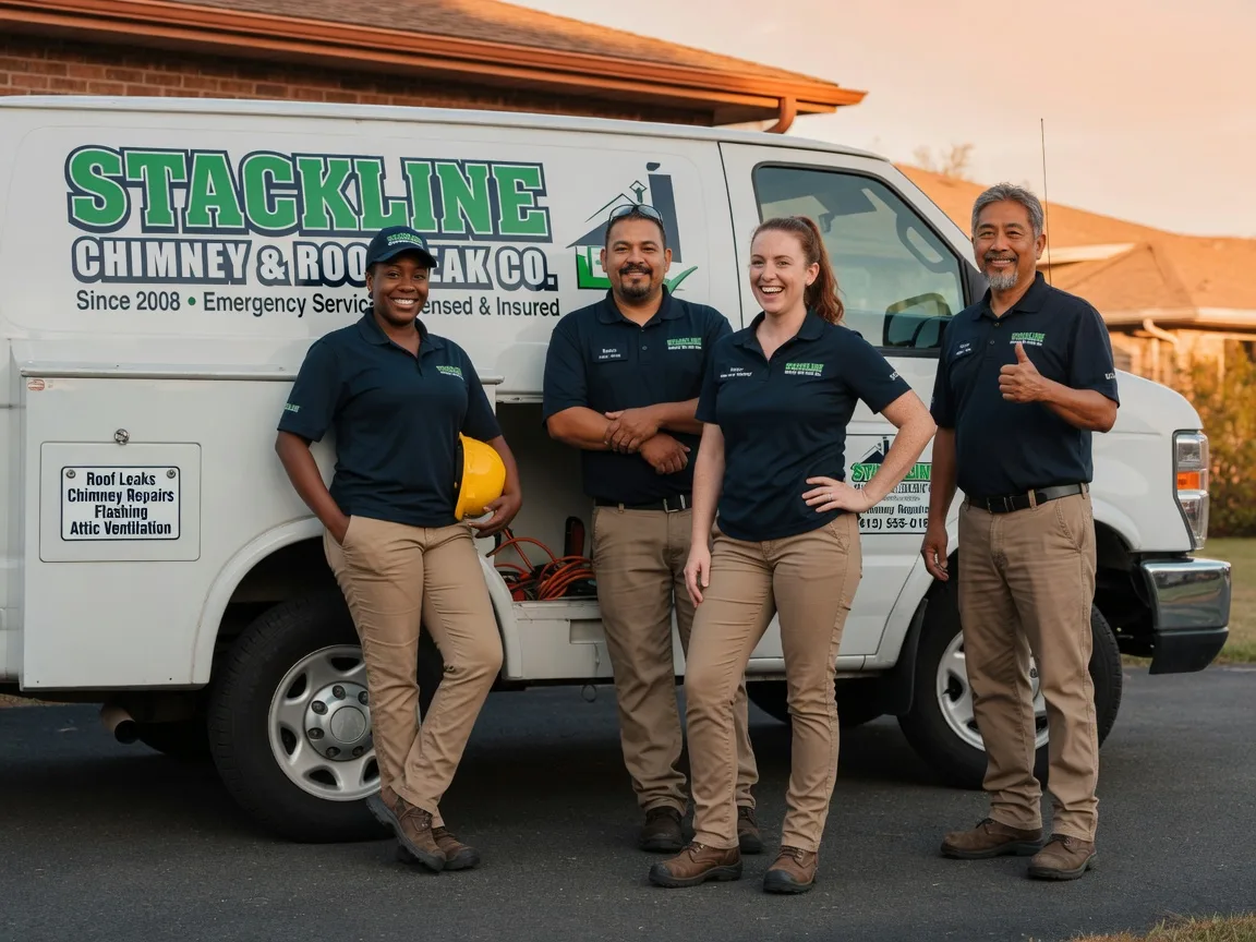 Chimney flashing repair company in Hudson, IL